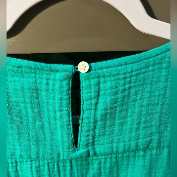 J Crew size 2 green tiered dress - Picture 9 of 12